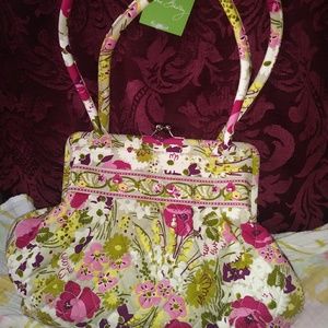 Vera Bradley "Alice" Make Me Blush purse w/ matchi